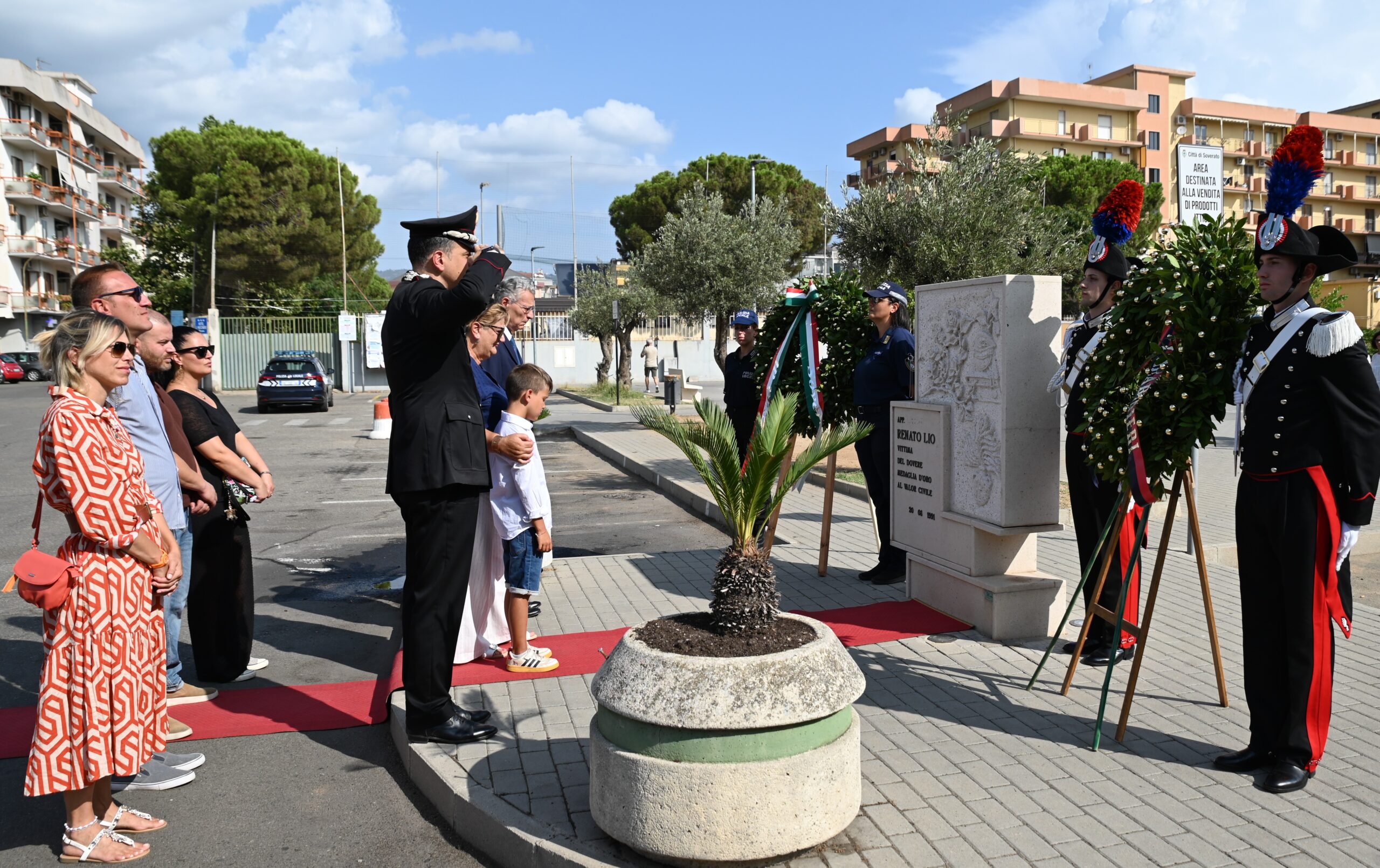 Commemorazione carabiniere morto