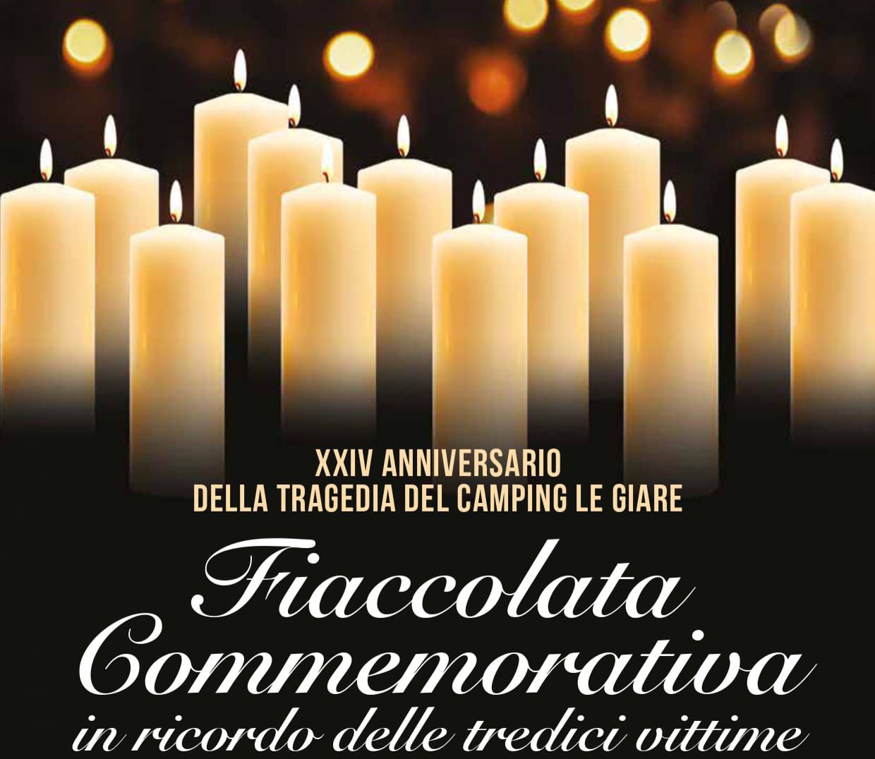 Locandina fiaccolata