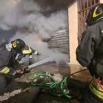 Lamezia T. (Cz), casa in fiamme in v. Conforti: intervento Vvf per soccorrere occupanti e incidente a Soveria S. (Cz) con autocompattatore rifiuti rovesciatosi