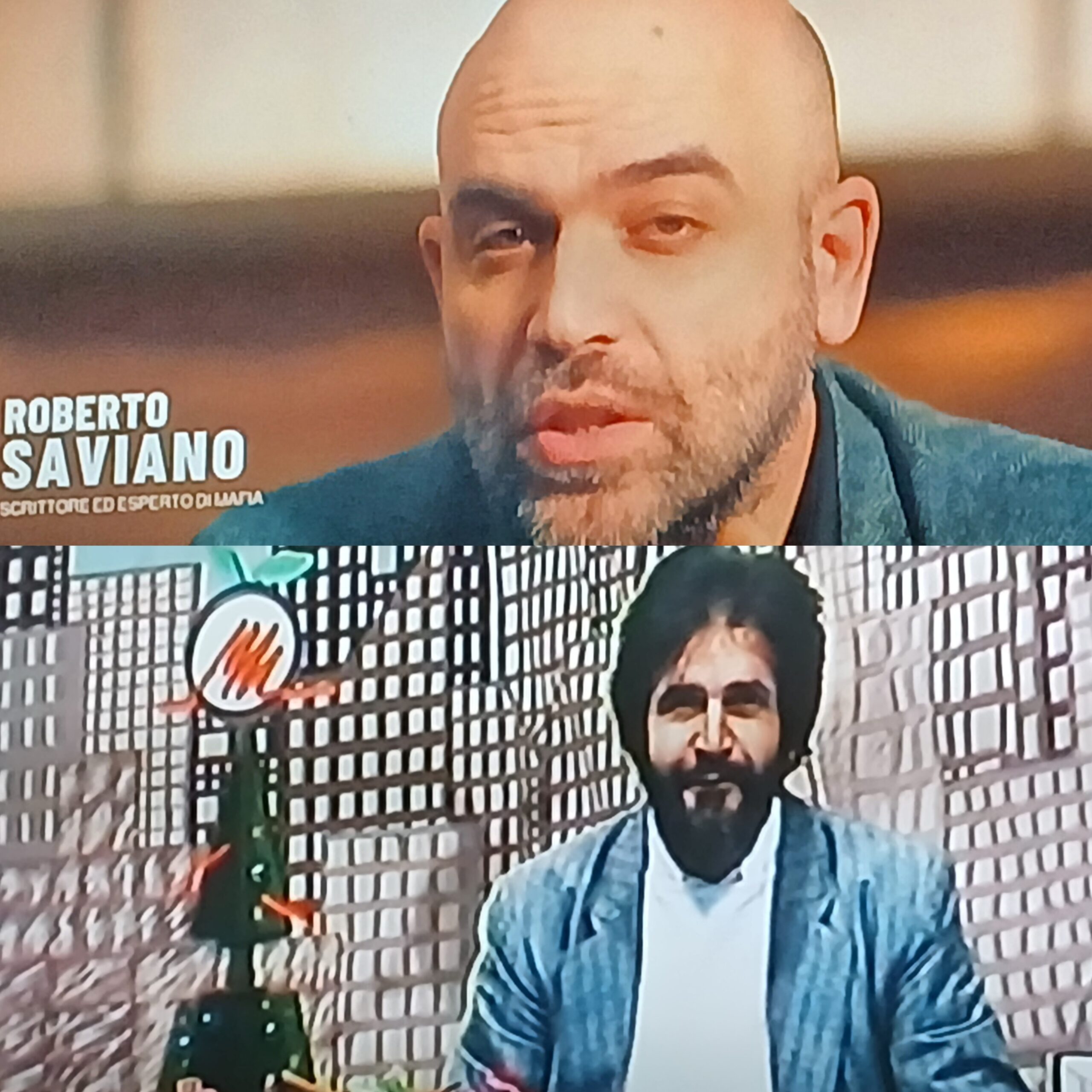 Roberto Saviano e Mauro Rostagno