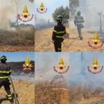 Crotone, giornata di fuoco in tutti i sensi. Interventi a catena Vvf che chiedono attenzione a popolazione