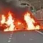 Lamezia T. (Cz), incendio auto sull’A2: interessate anche le sterpaglie a bordo carreggiata