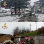 Cosenza e Vibo (e province), decine le emergenza per maltempo. Lavoro incessante vigilfuoco