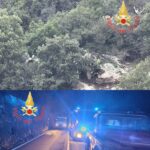 Taverna-S. Giovanni Da (Cz), verifica Vvf per frana con chiusura totale strada