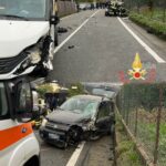 Lamezia T. (Cz, loc. Bivio Bagni), incidente tra furgone e Panda: un ferito grave