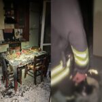 Sellia M. (Cz), fuga gas e incendio in casa al 5. piano. Occupanti rifugiatisi su balcone. Conseguenze solo per “capofamiglia”