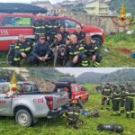 Terranova da Sibari (Cs), vigilfuoco recuperano splendido esemplare cane corso caduto in scarpata. Il… giovanotto di ben 70 Kg in gran forma, solo un po’ spaventato, ora sta bene