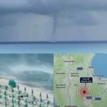 Mandatoriccio, Castiglione C.- S.Fili (Cs) e Scilla (Rc), iniziato in Calabria un “tranquillo weekend di paura” con 2 trombe marine, tra mattina e pomeriggio, e un terremoto serale