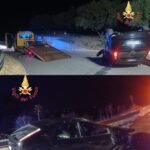 Stalettì (Cz), forse per colpo di sonno si ribalta con sua Focus lungo Sp 122. Soccorso da Vvf